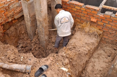 Quy trình thi công móng nhà đúng kỹ thuật