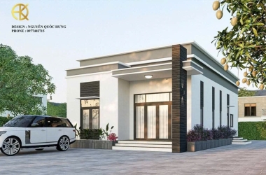 Thi công hoàn thiện nhà cấp bốn 120m2 