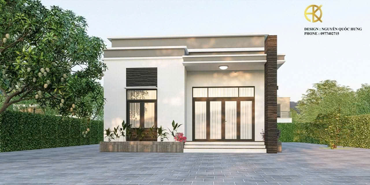 thi công hoàn thiện nhà cấp bốn 120m2